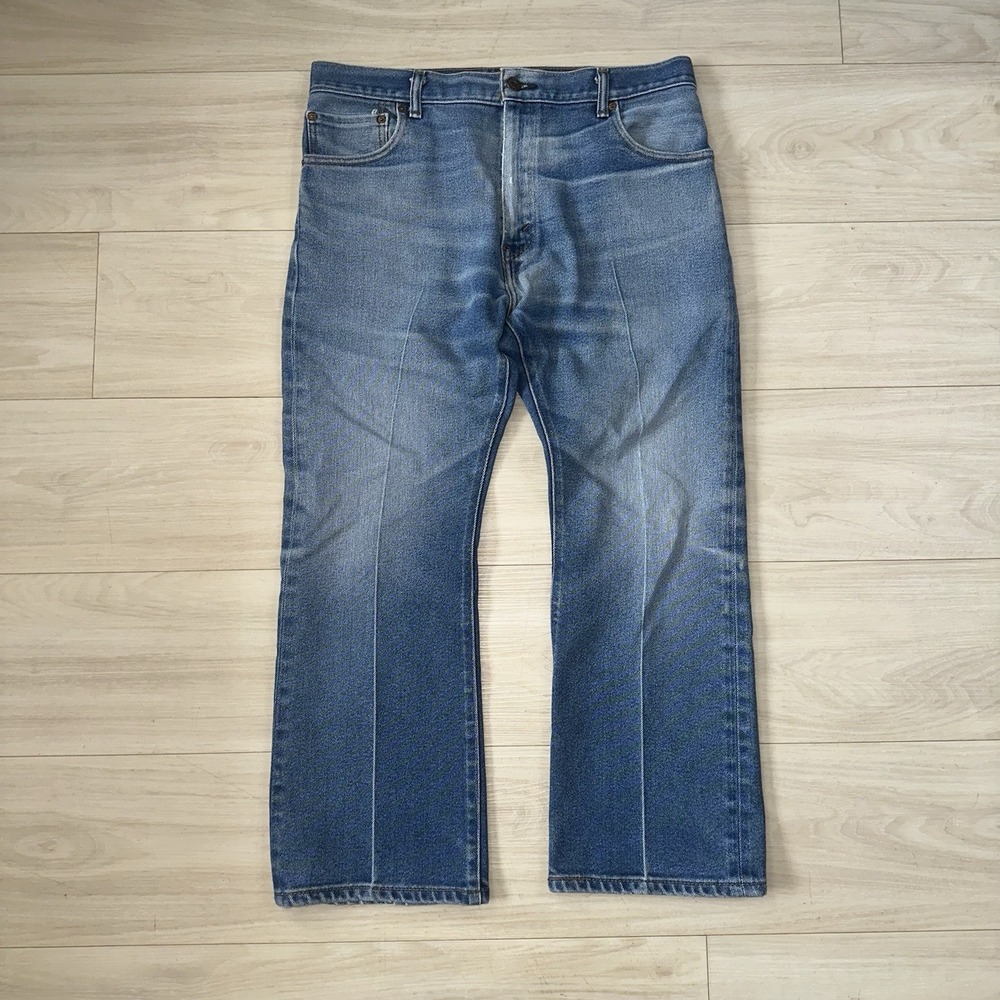 Vintage Levi's 517 Jeans Men's 36 x 29 (FITS 34 x 27) Blue Faded Whisker Y2K